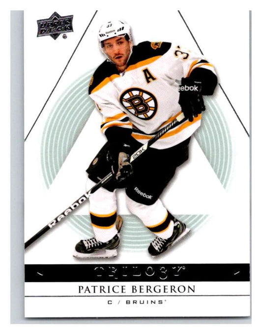 2013-14 Upper Deck Trilogy #9 Patrice Bergeron  Boston Bruins  V93853 Image 1