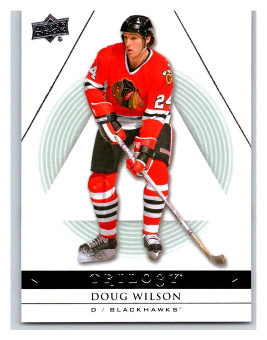 2013-14 Upper Deck Trilogy #22 Doug Wilson  Chicago Blackhawks  V93859 Image 1