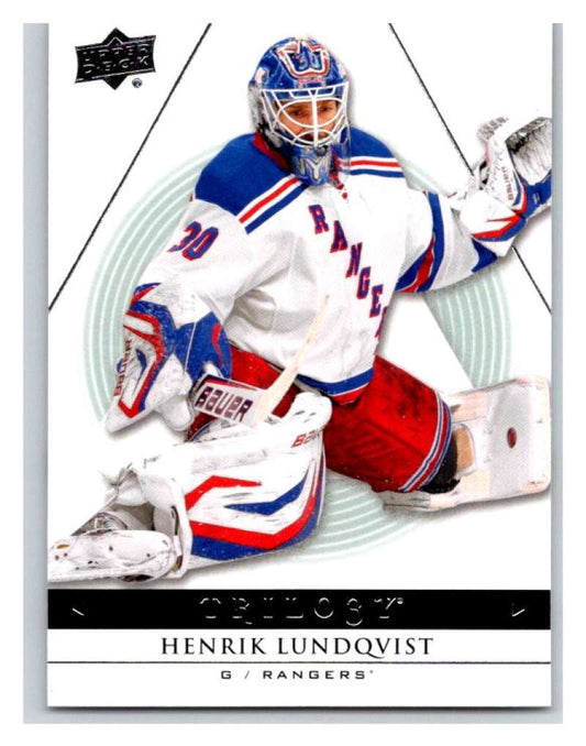 2013-14 Upper Deck Trilogy #68 Henrik Lundqvist  New York Rangers  V93880 Image 1