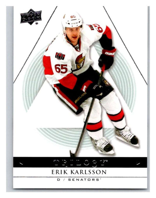 2013-14 Upper Deck Trilogy #69 Erik Karlsson  Ottawa Senators  V93881 Image 1