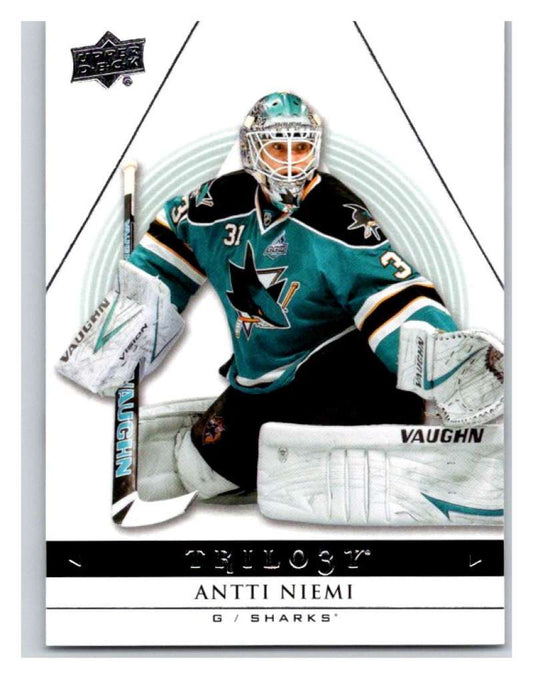 2013-14 Upper Deck Trilogy #83 Antti Niemi  San Jose Sharks  V93889 Image 1