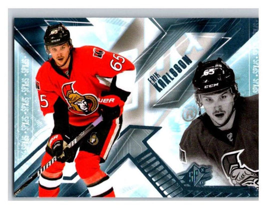 2013-14 Upper Deck SPx #55 Erik Karlsson  Ottawa Senators  V93969 Image 1