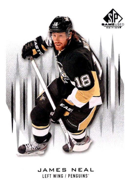 2013-14 Upper Deck SP Game Used #27 James Neal  Pittsburgh Penguins  V92963 Image 1