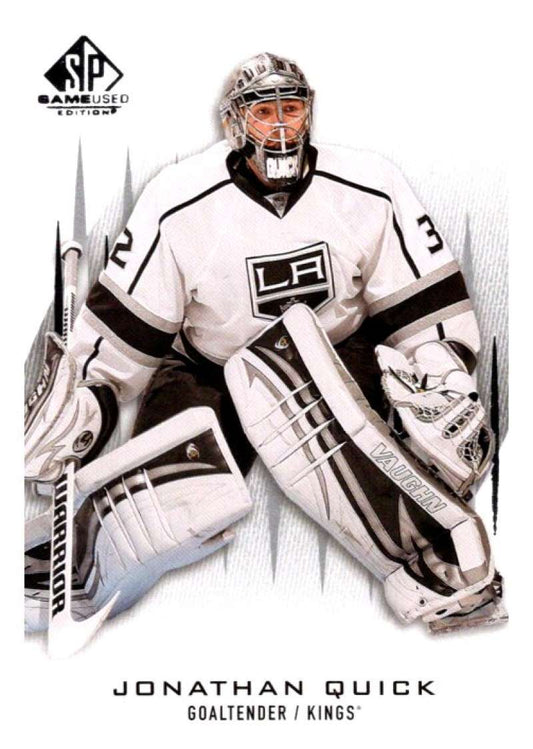 2013-14 Upper Deck SP Game Used #61 Jonathan Quick  Los Angeles  V92986 Image 1