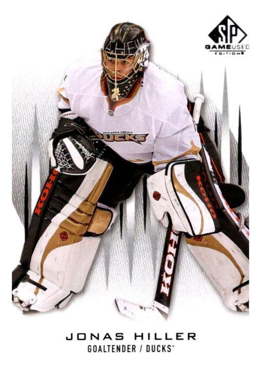 2013-14 Upper Deck SP Game Used #97 Jonas Hiller  Anaheim Ducks  V93006 Image 1