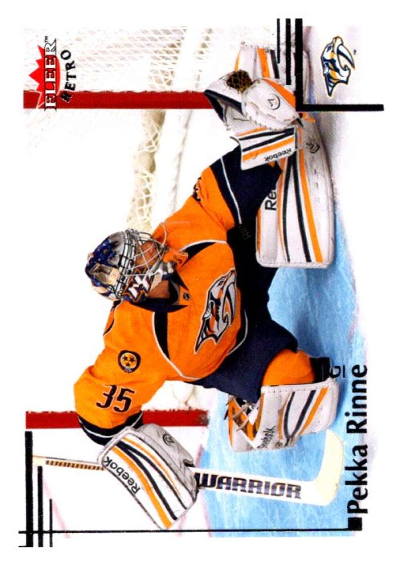 2012-13 Upper Deck Fleer Retro #47 Pekka Rinne  Nashville Predators  V93219 Image 1