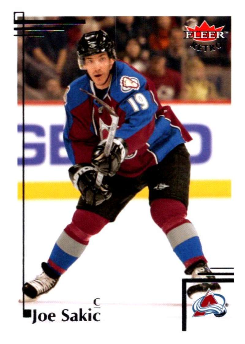 2012-13 Upper Deck Fleer Retro #75 Joe Sakic  Colorado Avalanche  V93247 Image 1