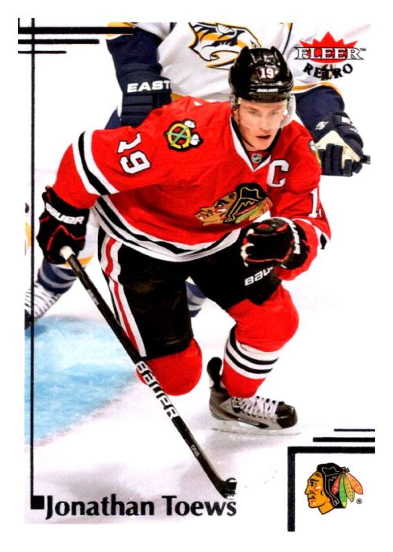 2012-13 Upper Deck Fleer Retro #81 Jonathan Toews  Chicago Blackhawks  V93251 Image 1