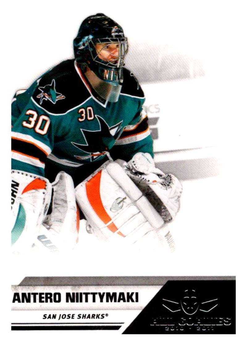 2010-11 Panini All-Goalies #71 Antero Niittymaki  San Jose Sharks  V93059 Image 1