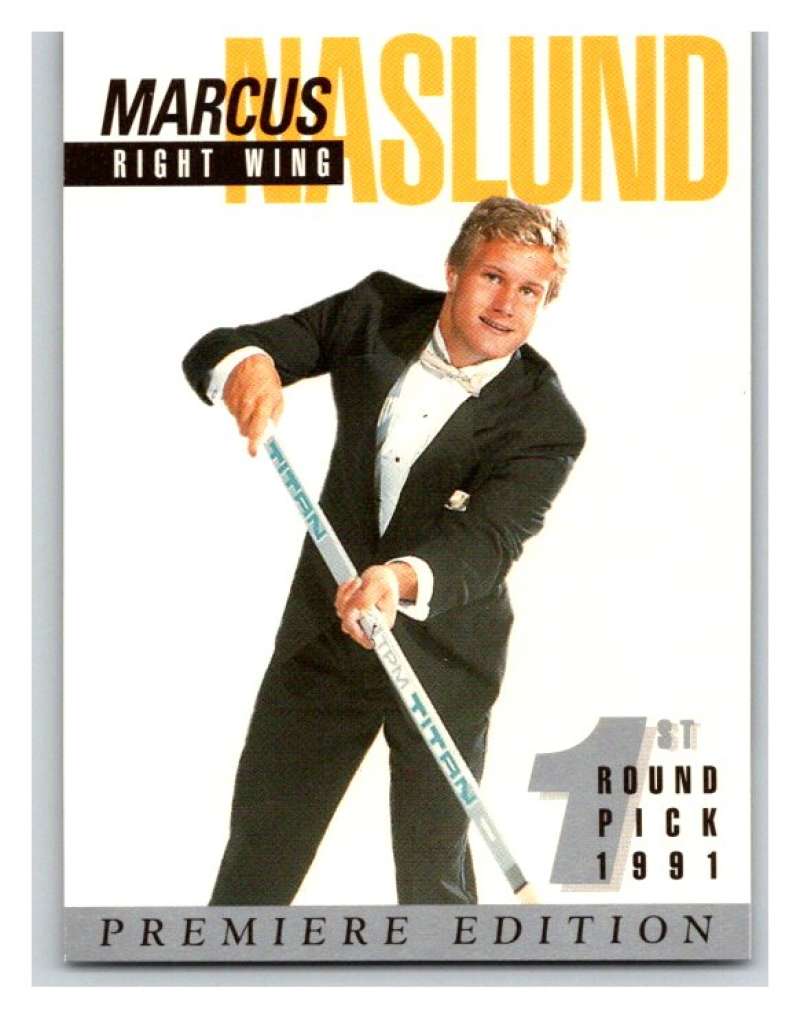 (HCW) 1991 Arena Draft Picks #12 Markus Naslund Penguins NHL Mint Image 1