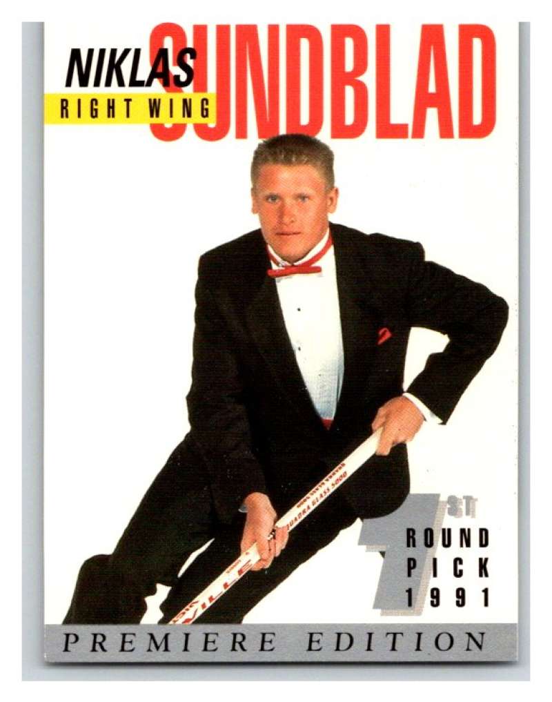 (HCW) 1991 Arena Draft Picks #15 Niklas Sundblad Flames NHL Mint Image 1