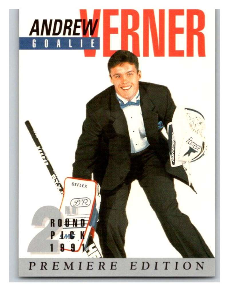 (HCW) 1991 Arena Draft Picks #25 Andrew Verner Oilers NHL Mint Image 1
