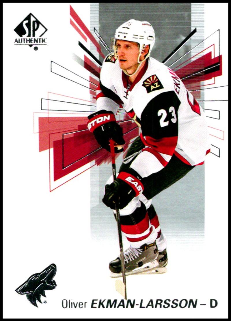 2016-17 Upper Deck SP Authentic #41 Oliver Ekman-Larsson  Arizona Coyotes  V93518 Image 1