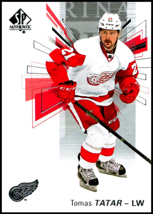 2016-17 Upper Deck SP Authentic #74 Tomas Tatar  Detroit Red Wings  V93528 Image 1