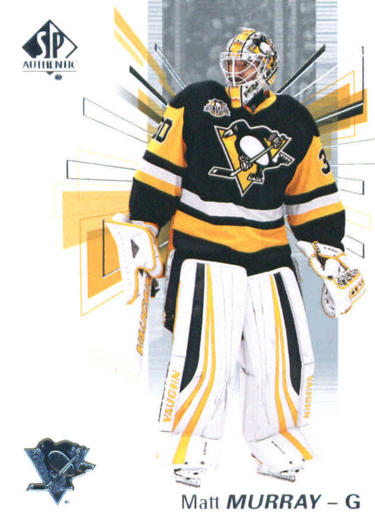 2016-17 Upper Deck SP Authentic #75 Matt Murray  Pittsburgh Penguins  V93529 Image 1