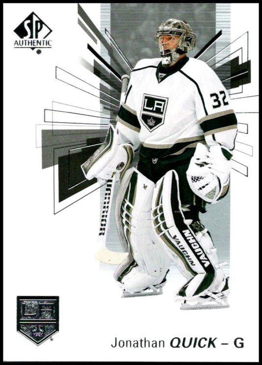 2016-17 Upper Deck SP Authentic #77 Jonathan Quick  Los Angeles Kings  V93531 Image 1