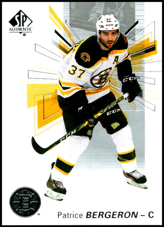 2016-17 Upper Deck SP Authentic #79 Patrice Bergeron  Boston Bruins  V93532 Image 1
