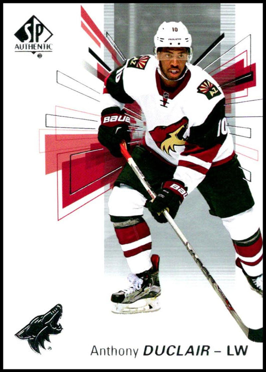 2016-17 Upper Deck SP Authentic #83 Anthony Duclair  Arizona Coyotes  V93536 Image 1