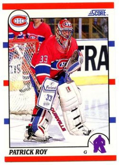 1990-91 Score American #10 Patrick Roy  Montreal Canadiens  Image 1