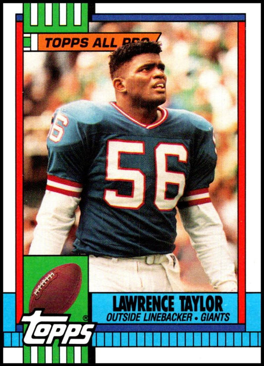 1990 Topps Football #52 Lawrence Taylor AP  New York Giants  Image 1