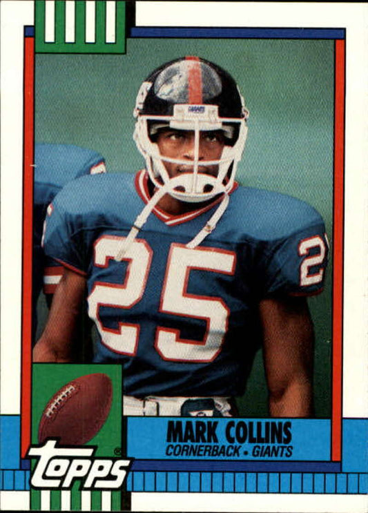 1990 Topps Football #56 Mark Collins  New York Giants  Image 1