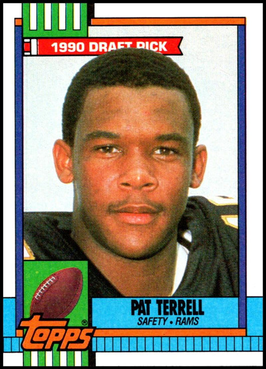 1990 Topps Football #67 Pat Terrell  RC Rookie Los Angeles Rams  Image 1