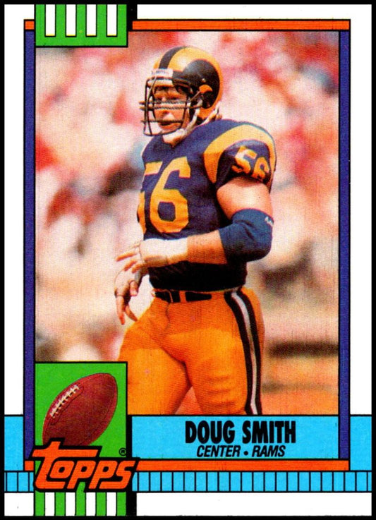1990 Topps Football #73 Doug Smith  Los Angeles Rams  Image 1