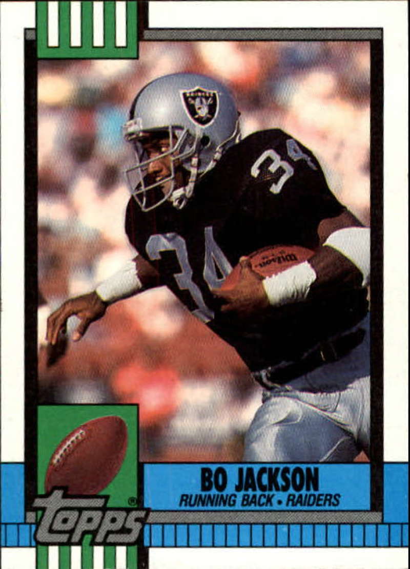 1990 Topps Football #285 Bo Jackson  Los Angeles Raiders  Image 1