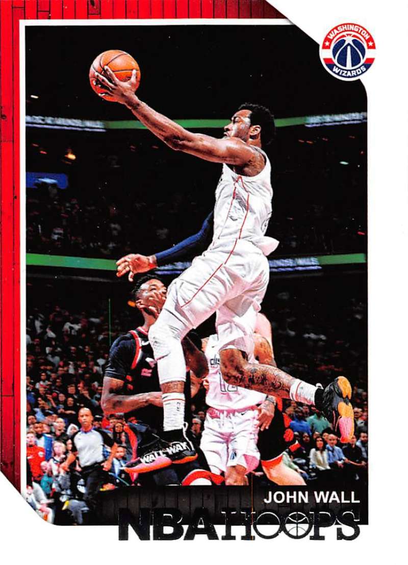 2018-19 Panini Hoops #19 John Wall  Washington Wizards  V89658 Image 1