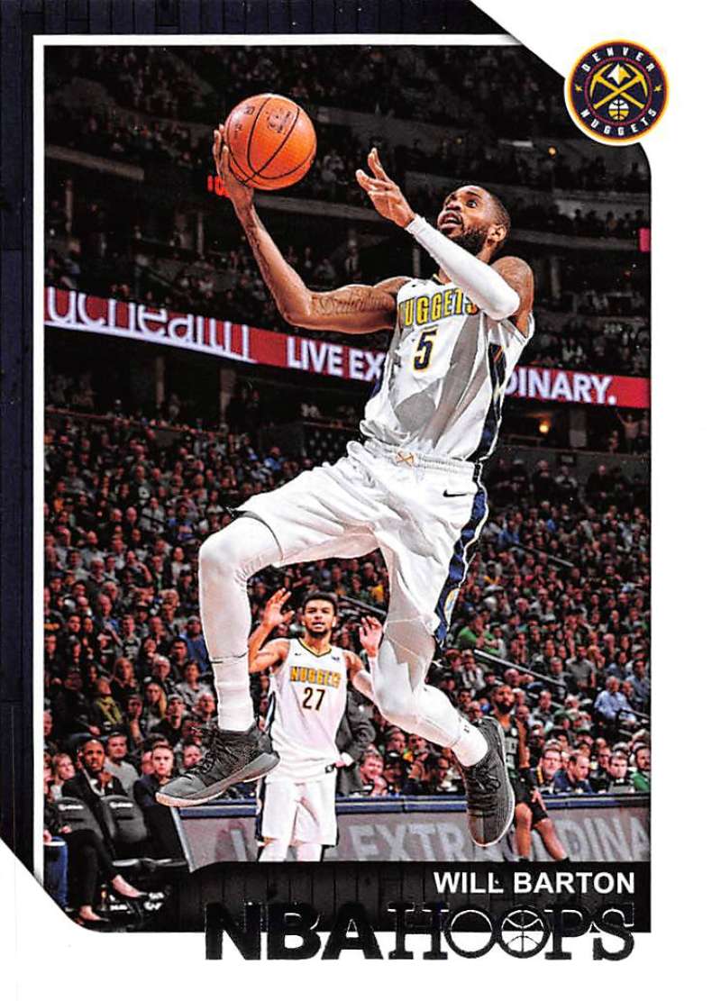 2018-19 Panini Hoops #32 Will Barton  Denver Nuggets  V89668 Image 1