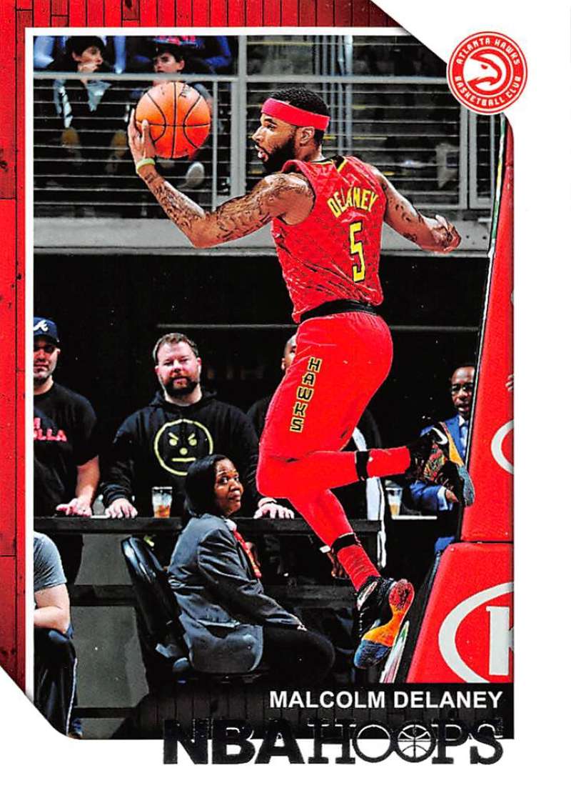 2018-19 Panini Hoops #61 Malcolm Delaney  Atlanta Hawks  V89692 Image 1