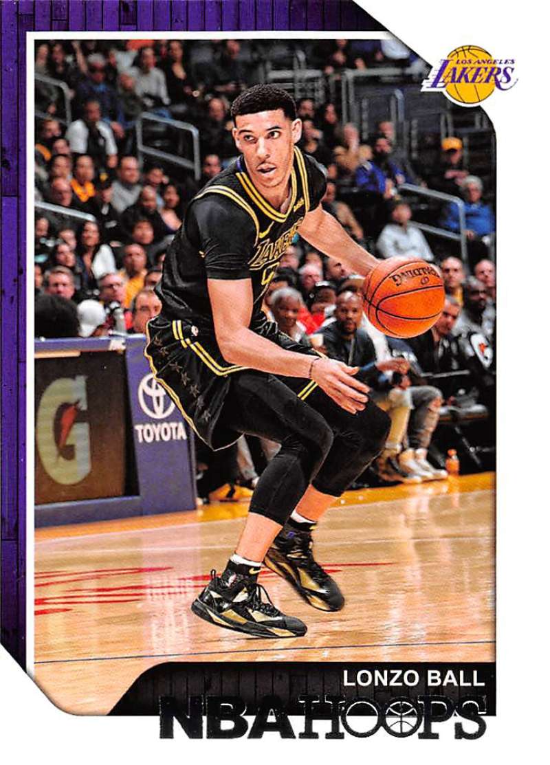 2018-19 Panini Hoops #165 Lonzo Ball  Los Angeles Lakers  V89754 Image 1