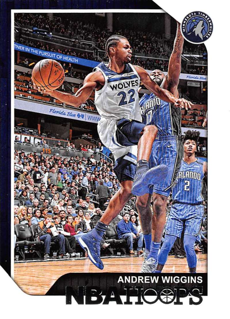 2018-19 Panini Hoops #180 Andrew Wiggins  Minnesota Timberwolves  V89765 Image 1