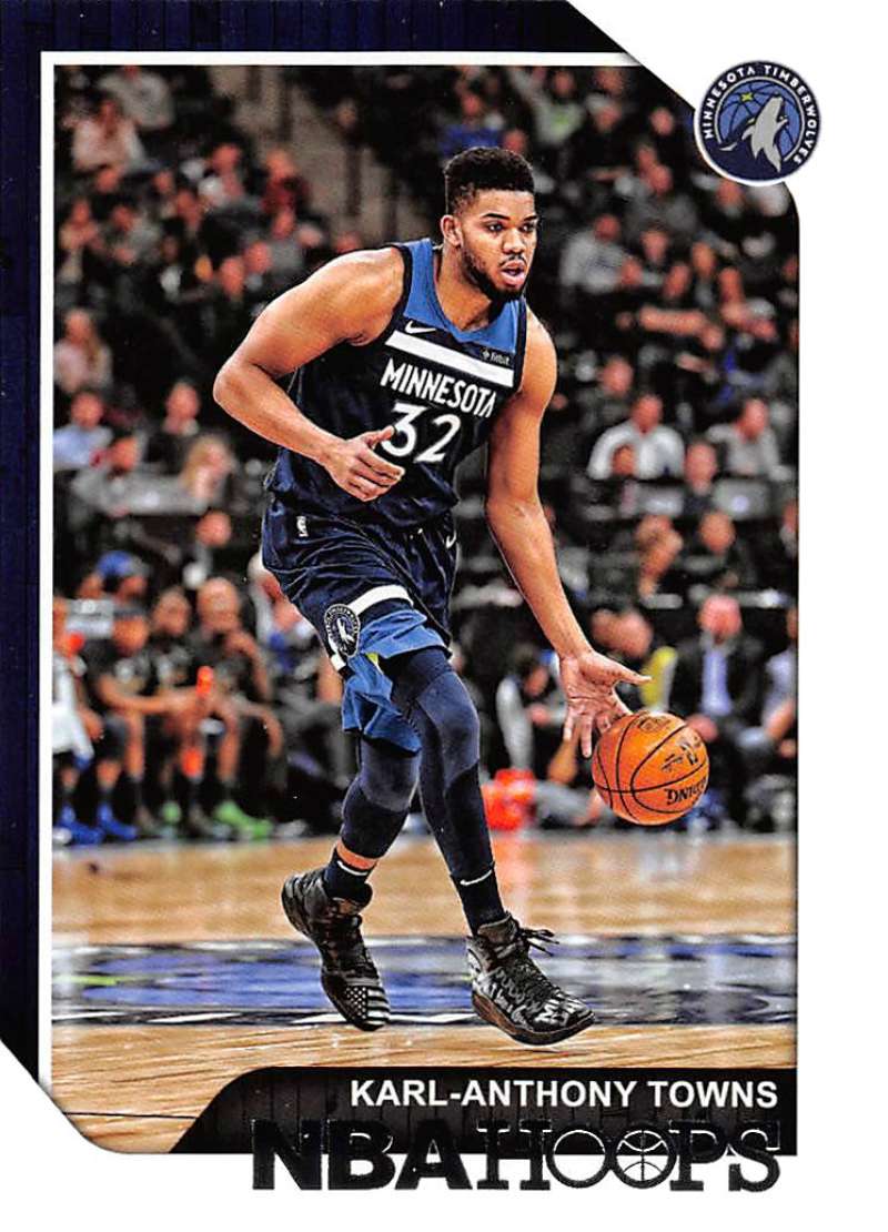 2018-19 Panini Hoops #190 Karl-Anthony Towns  Minnesota Timberwolves  V89773 Image 1