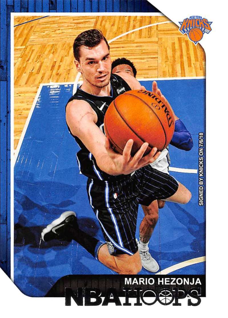 2018-19 Panini Hoops #219 Mario Hezonja  New York Knicks  V89791 Image 1