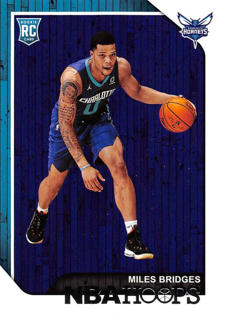 2018-19 Panini Hoops #272 Miles Bridges  Charlotte Hornets  V89806 Image 1