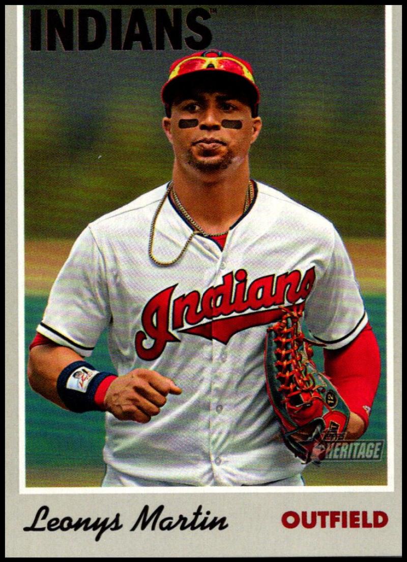 2019 Topps Heritage Baseball  #27 Leonys Martin  Cleveland Indians  V92441 Image 1
