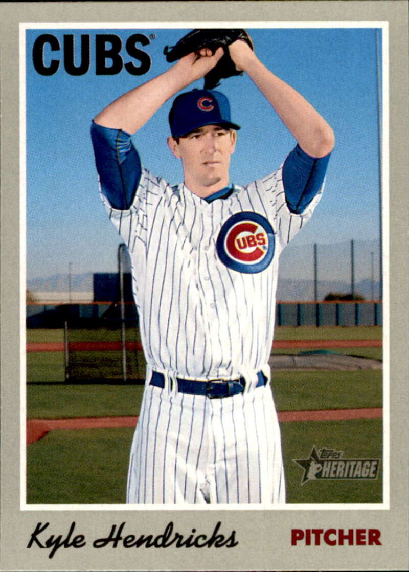 2019 Topps Heritage Baseball  #46 Kyle Hendricks  Chicago Cubs  V92447 Image 1