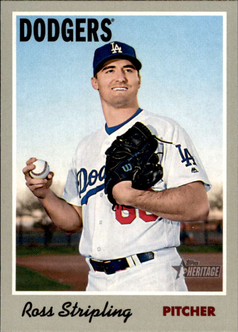 2019 Topps Heritage Baseball  #54 Ross Stripling  Los Angeles Dodgers  V92450 Image 1