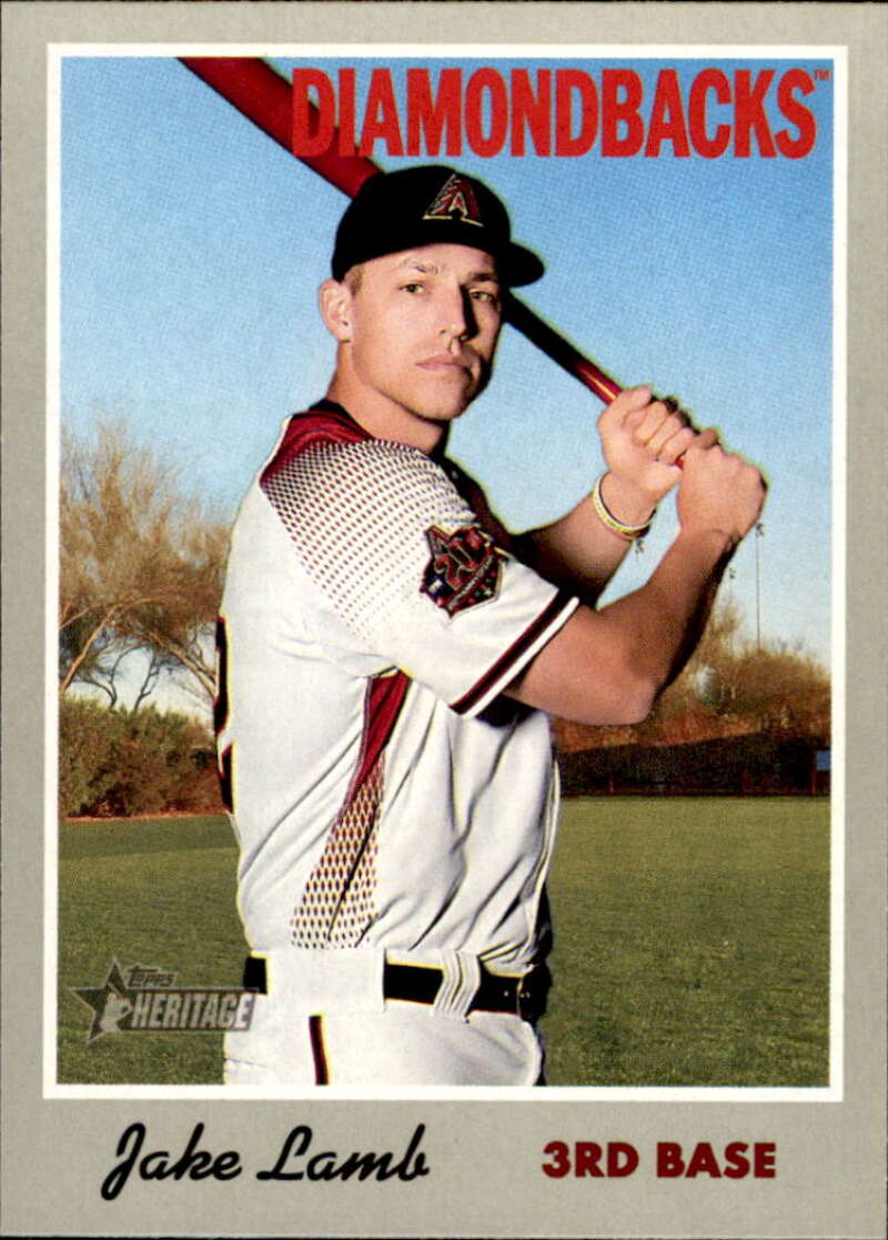 2019 Topps Heritage Baseball  #75 Jake Lamb  Arizona Diamondbacks  V92454 Image 1