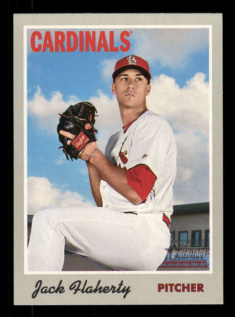 2019 Topps Heritage Baseball  #92 Jack Flaherty  St. Louis Cardinals  V92462 Image 1