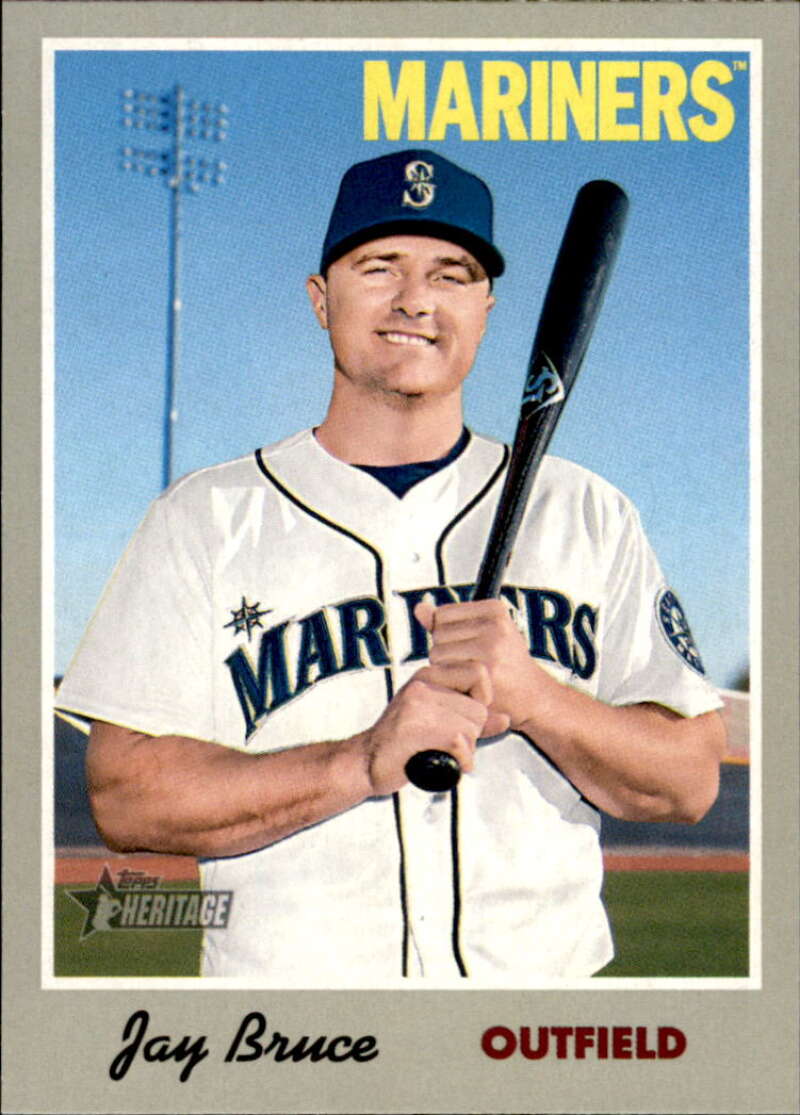2019 Topps Heritage Baseball  #99 Jay Bruce  Seattle Mariners  V92466 Image 1