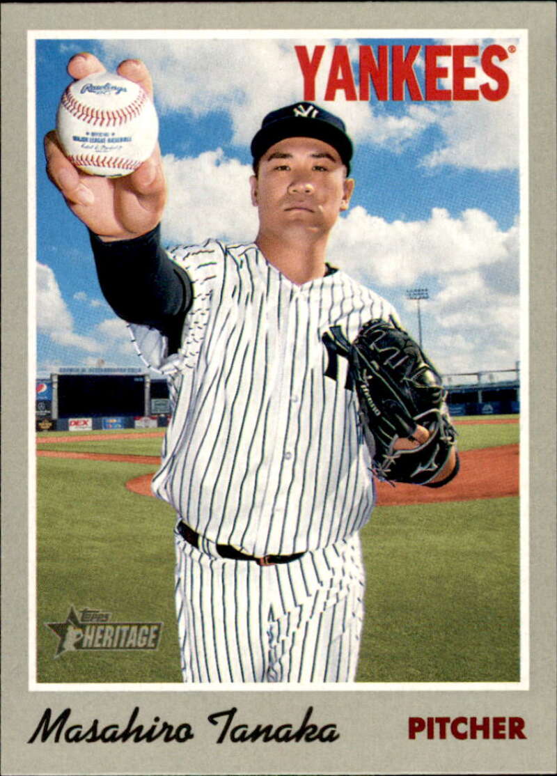2019 Topps Heritage Baseball  #100 Masahiro Tanaka  New York Yankees  V92467 Image 1