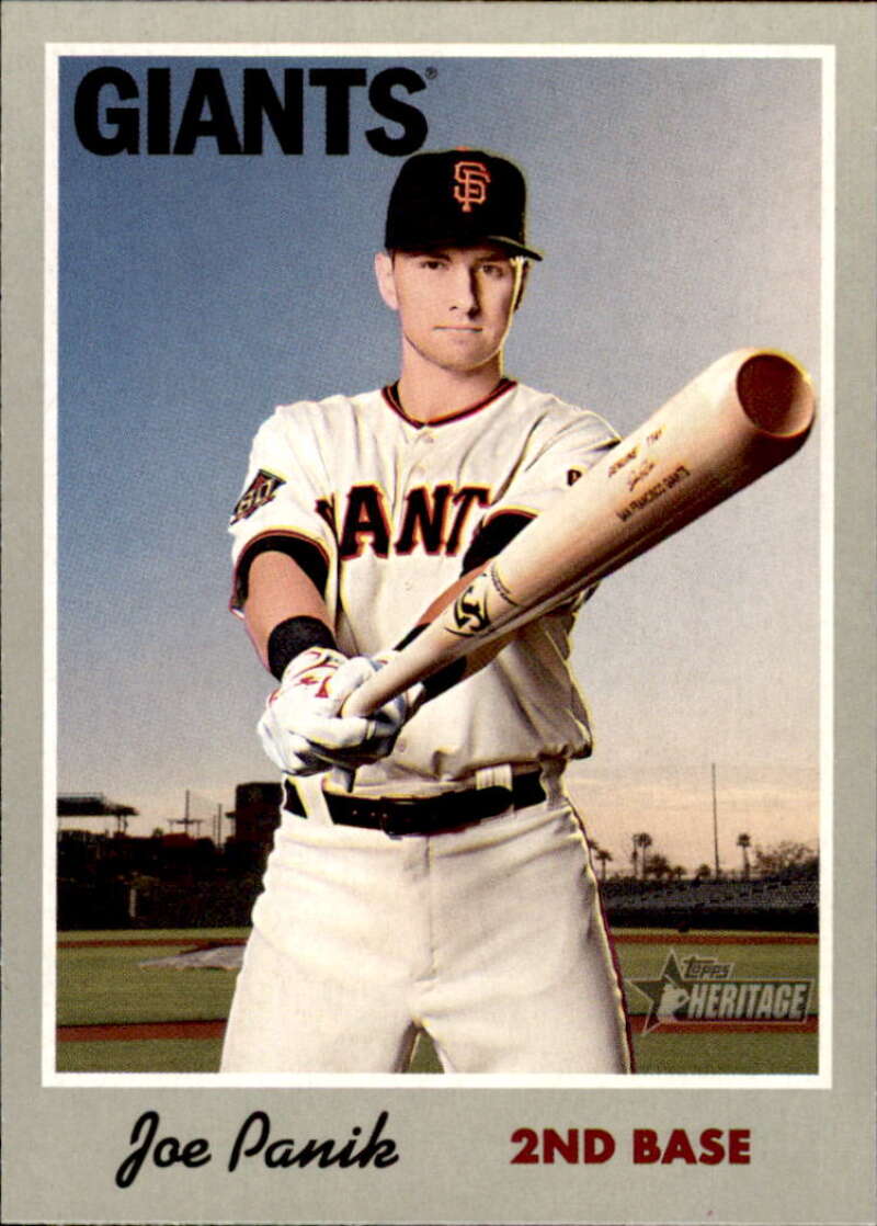 2019 Topps Heritage Baseball  #107 Joe Panik  San Francisco Giants  V92471 Image 1