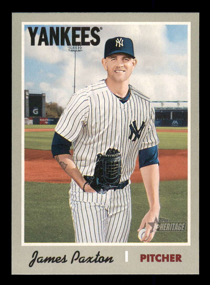 2019 Topps Heritage Baseball  #138 James Paxton  New York Yankees  V92481 Image 1