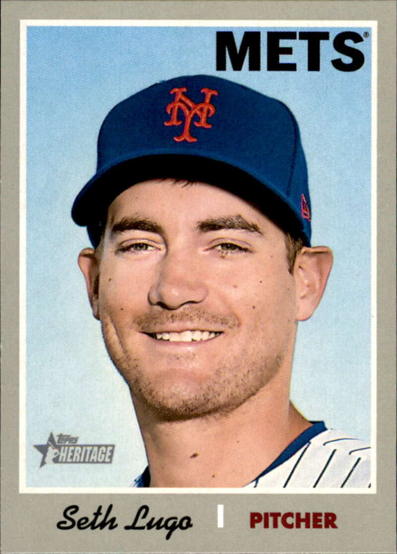 2019 Topps Heritage Baseball  #153 Seth Lugo  New York Mets  V92491 Image 1