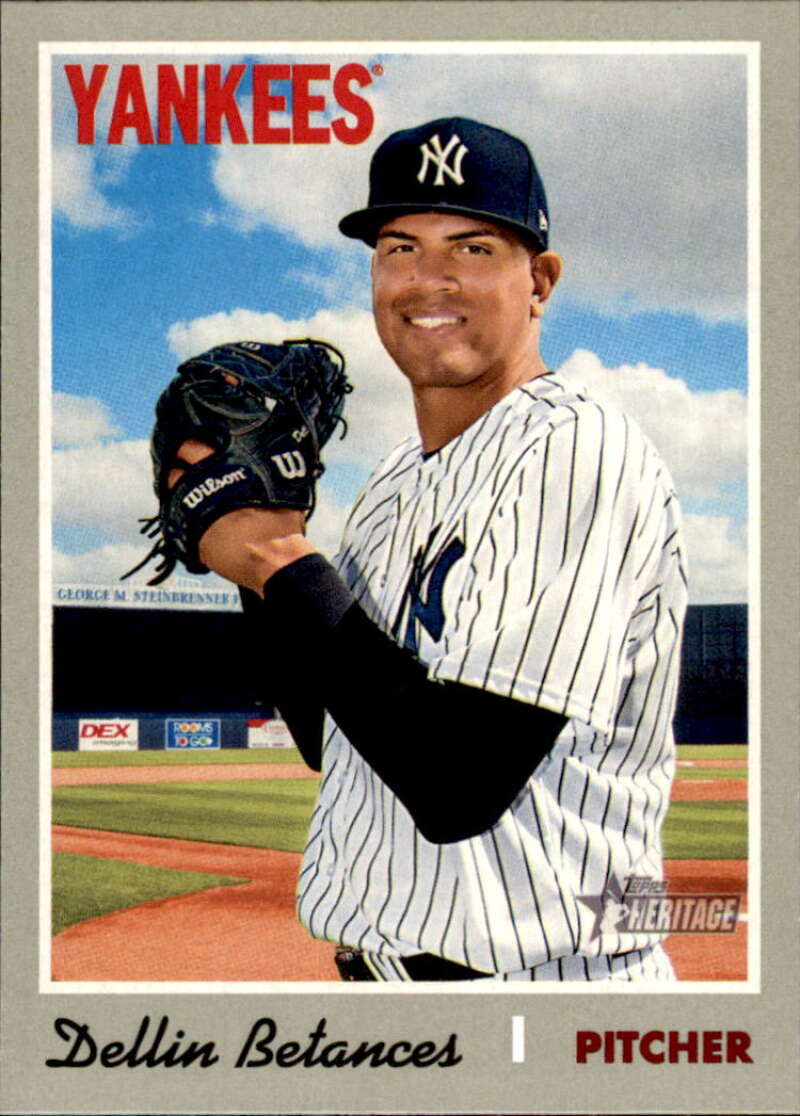 2019 Topps Heritage Baseball  #167 Dellin Betances  New York Yankees  V92496 Image 1
