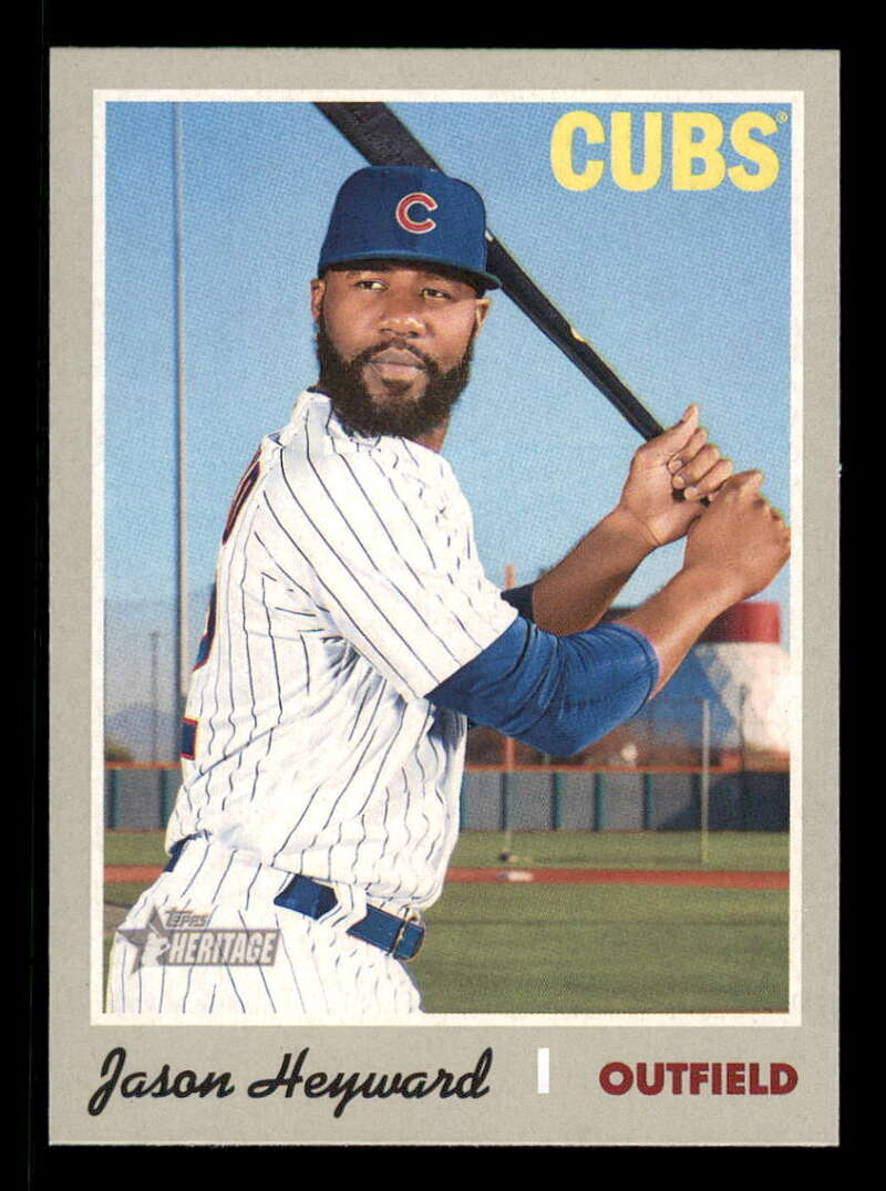 2019 Topps Heritage Baseball  #192 Jason Heyward  Chicago Cubs  V92506 Image 1
