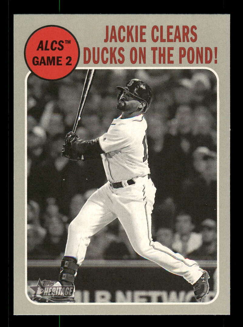 2019 Topps Heritage Baseball  #199 Jackie Bradley  Boston Red Sox  V92509 Image 1