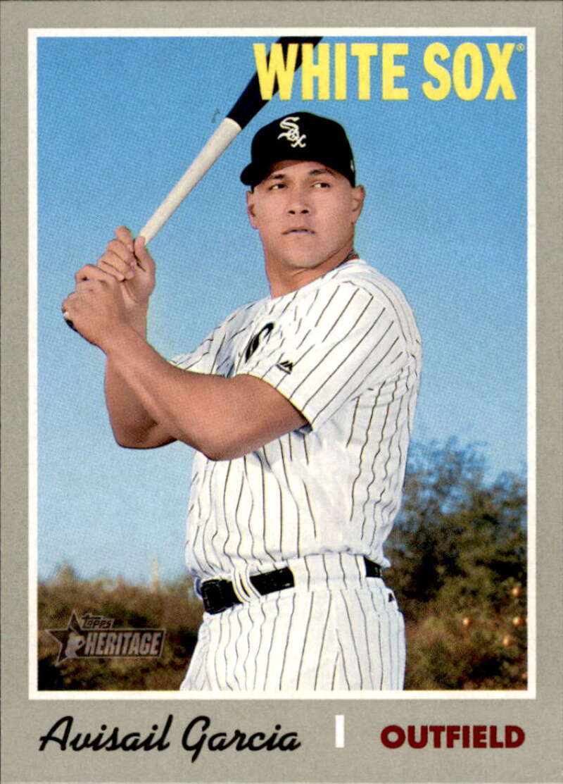 2019 Topps Heritage Baseball  #239 Avisail Garcia  Chicago White Sox  V92528 Image 1